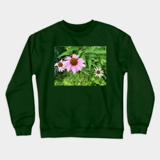 Pretty Purple Coneflowers Crewneck Sweatshirt